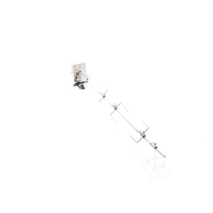 Girarrosto da barbecue 112 cm 230 V, Spiedo in acciaio inox con 4 forchettoni carne