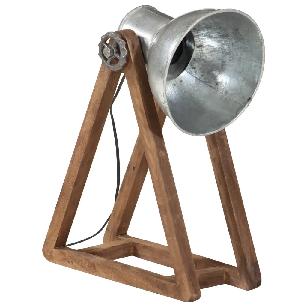 Lampada da Scrivania 25 W Argento Vintage 30x17x40 cm E27 CFW3879401