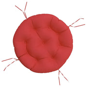 Cuscino Rotondo Rosso ? 60x11 cm in Tessuto Oxford