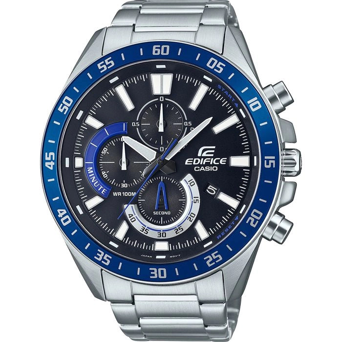 CASIO - Orologio in acciaio inossidabile - EDIFICE - Grigio