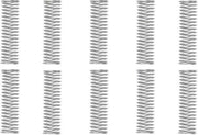 Viti di accoppiamento 10 pezzi - Cavi compressi - Acciaio inossidabile - Diametro esterno 1 mm - Per mobili/veicoli - Resistenti e resistenti alla corrosione - Viti di accoppiamento