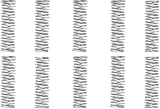Viti di accoppiamento 10 pezzi - Cavi compressi - Acciaio inossidabile - Diametro esterno 1 mm - Per mobili/veicoli - Resistenti e resistenti alla corrosione - Viti di accoppiamento