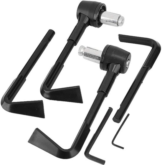 Protezione manubrio CNC-freno motore - Protezione motore - Freno motore - Lega di alluminio - 2x Manubrio di ricambio - Adatto per 22 mm Sterzo