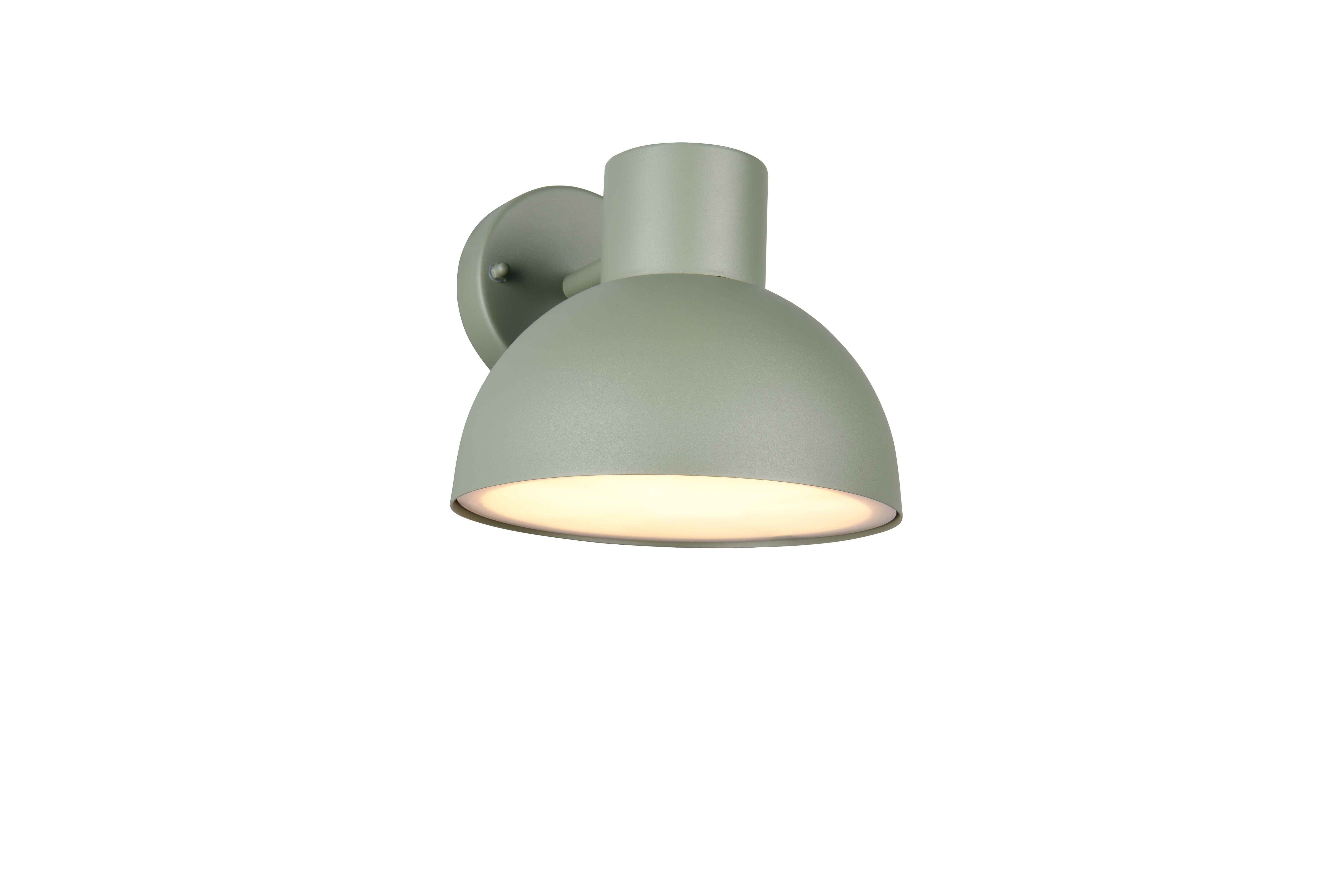 Applique da esterno, metallo, verde, H 19 cm, Elbe