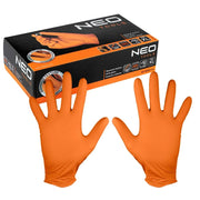 Topex 97-690-xl guanti in nitril perforati arancione 50 pezzi ta