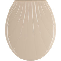 Sanitop-wingenroth sedile wc conchiglia, 1 pezzi, beige, 21864