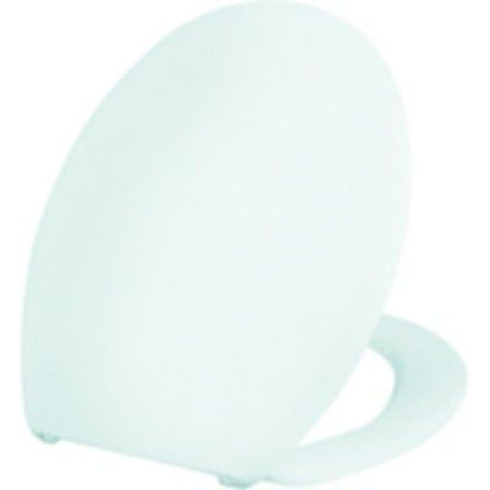 Sedile wc clivia con coperchio bianco cerniere in acciaio inox