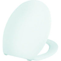 Sedile wc clivia con coperchio bianco cerniere in acciaio inox