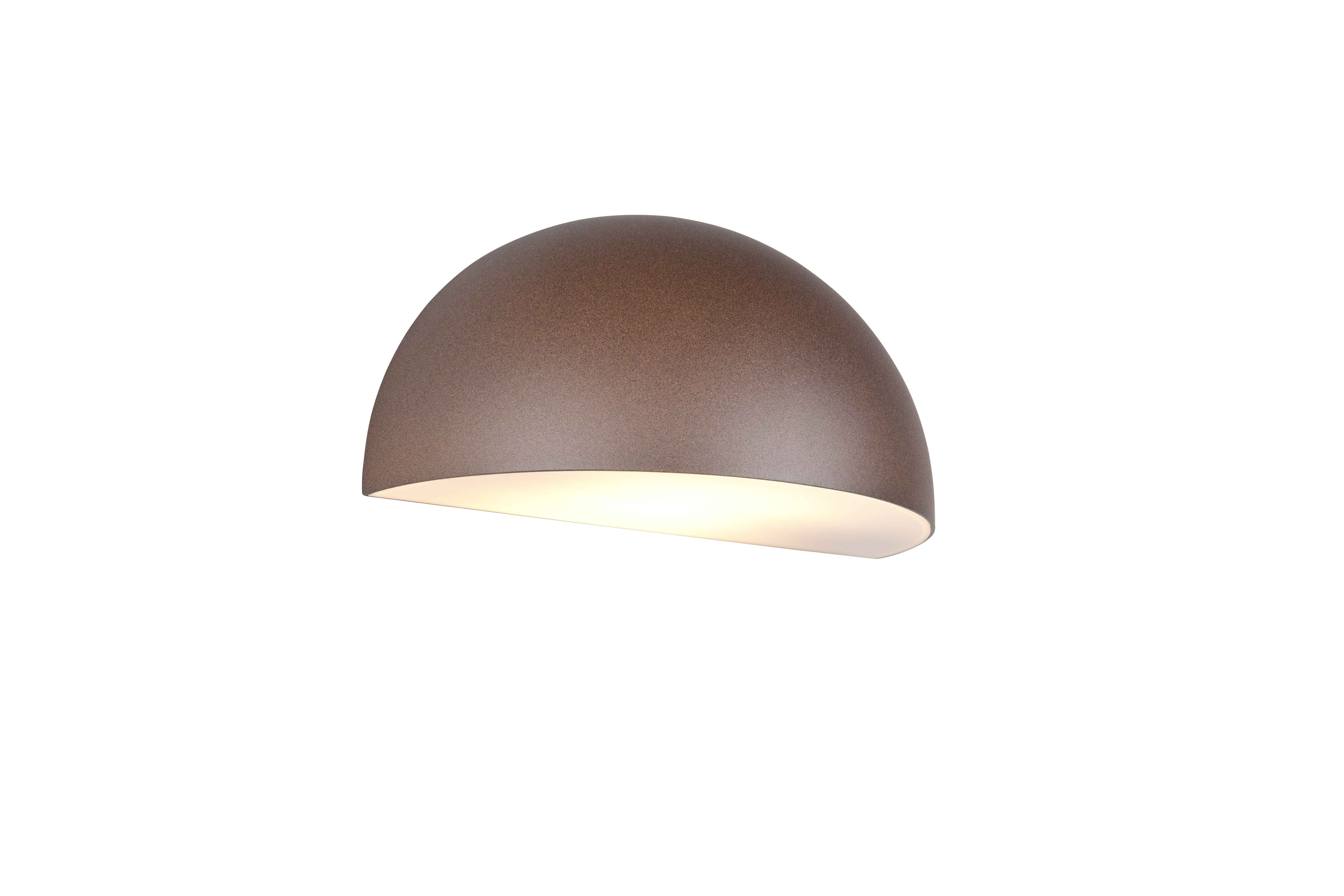 Applique da esterno, metallo, ruggine, L 27 cm, Maas