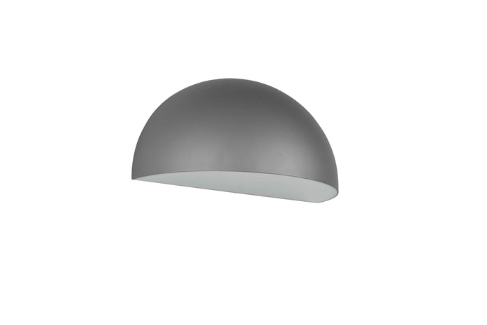 Applique da esterno, metallo, antracite, L 27 cm, Maas