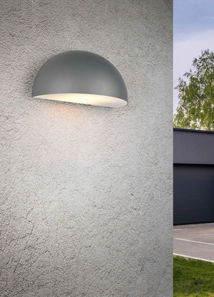 Applique da esterno, metallo, antracite, L 27 cm, Maas