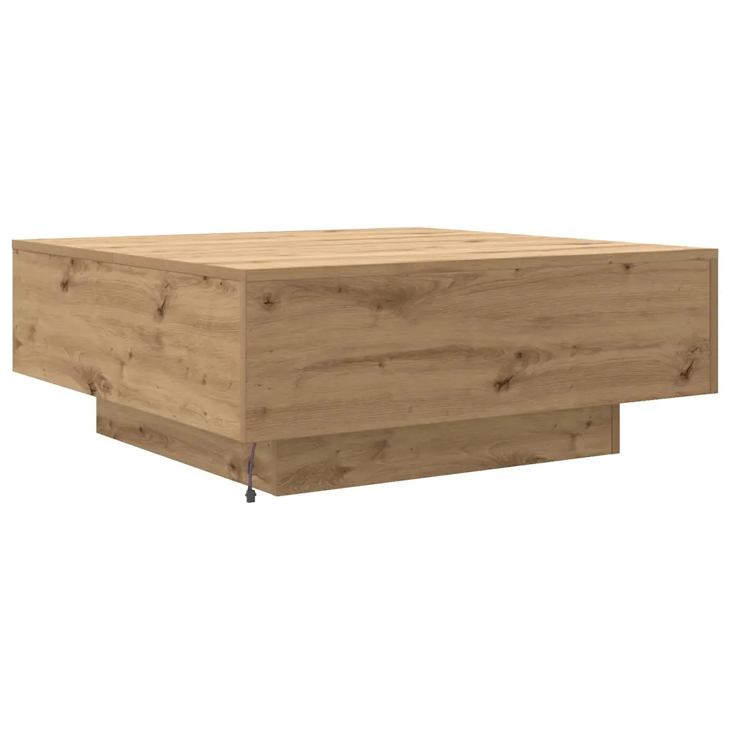 Tavolino da salotto Rovere artigianale 80 x 80 x 31 cm 863001