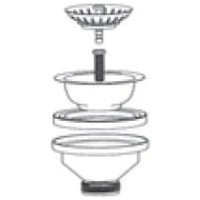 Cr serie 3236 piletta basket senza troppopieno, completa di vite