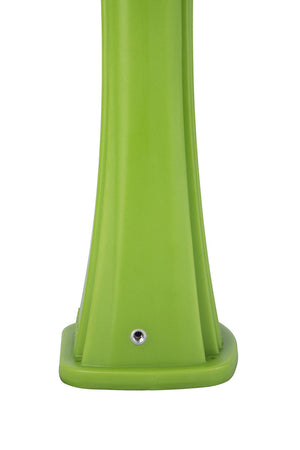 Doccia Solare da Giardino 28L Miscelatore e Lavapiedi Verde