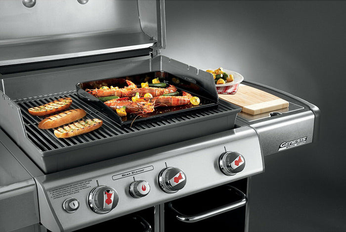 Piastra in ghisa smaltata per Barbecue a gas Deluxe Weber 6466 Accessori
