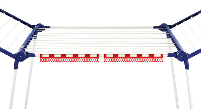 Stendibiancheria con Ruote 5 Supporti Stendipanni Stendino Pegasus 200 Leifheit