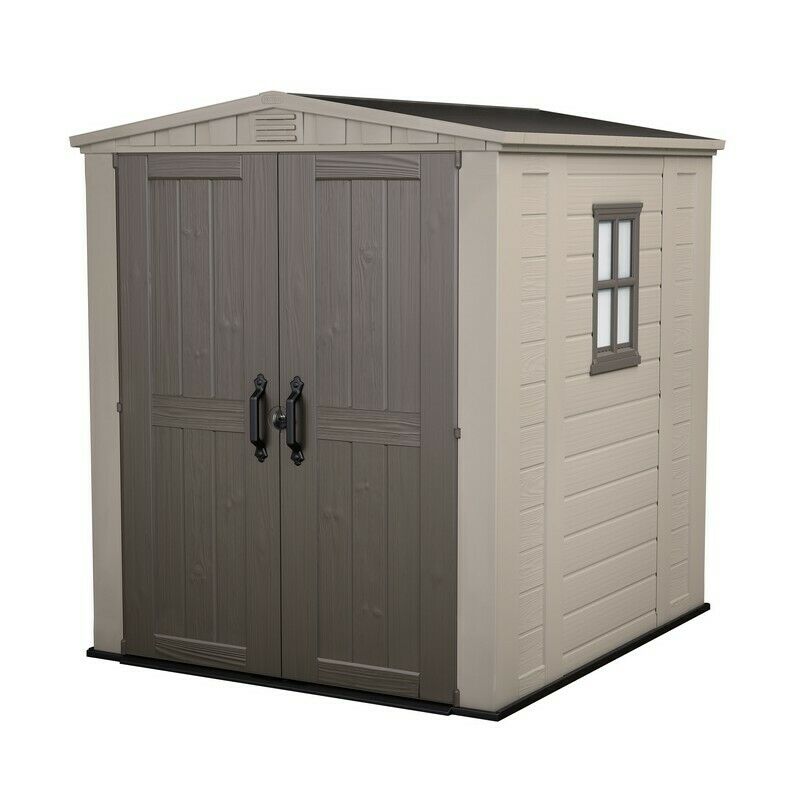 Keter Casetta da Giardino in Resina Factor 6 x 6 Box Capanno da Esterno
