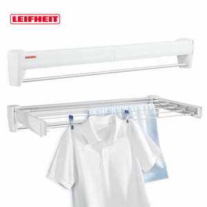 Leifheit Stendibiancheria a Parete Stendino a Muro Bagno Balcone Telegant 36