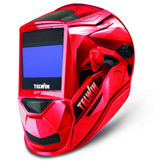 Maschera Saldatura automatica autoscurante Telwin Vantage Red XL Casco Saldatore