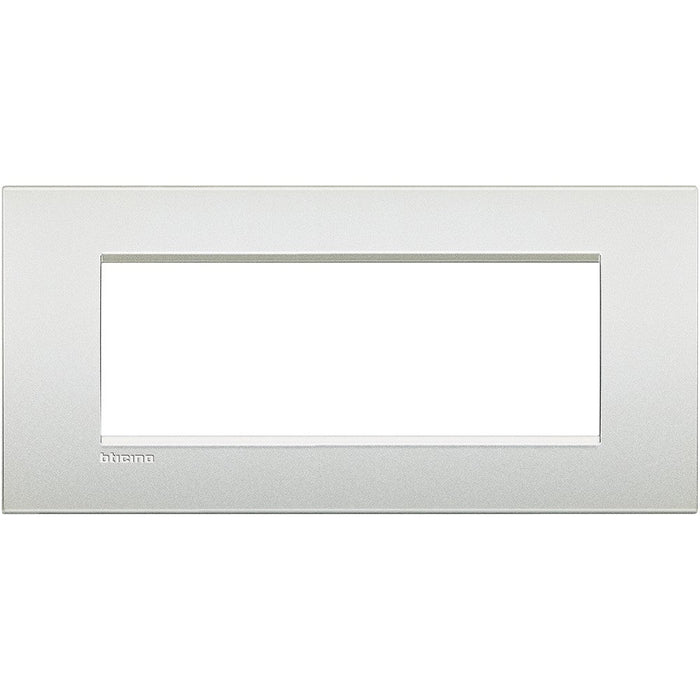 Living Light - Placca 7P Bianco Perla- LNC4807PR