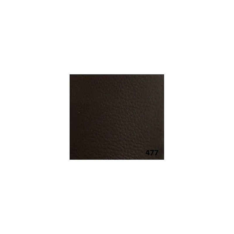 Ecopelle di Alta Qualità Made in Italy, Colore Marrone scuro 477 - Tessuto per Rivestimento e Tappezzeria - Vendita al Mezzo Metro