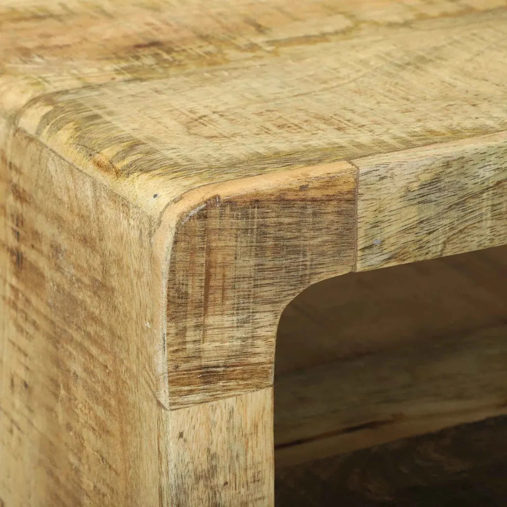 Mobile TV-Credenza per TV-Console TV Marrone 80 x 32 x 36 cm Legno massello di mango