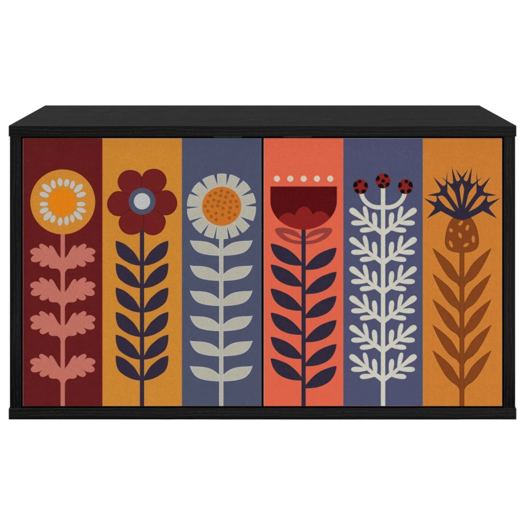 Mobile TV da Parete ESSEN 69 x 33 x 40 cm Rovere Nero 8007136