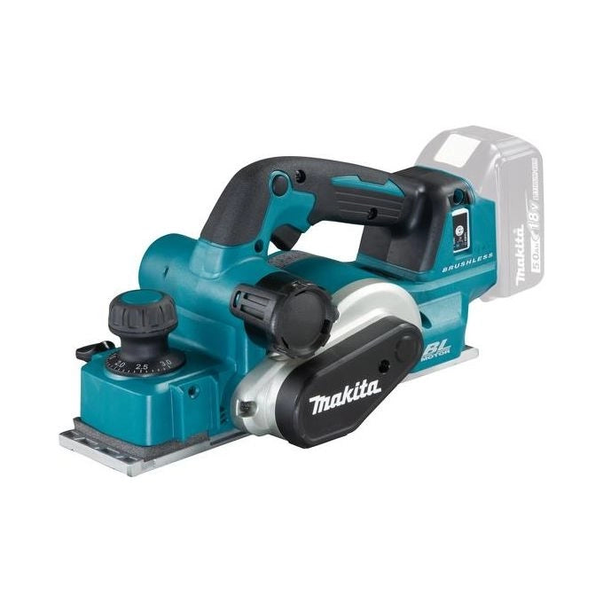 Makita DKP181Z Pialla a Batteria 18V 82 mm Profondita' di Piallatura Max 3 mm Tipo Motore Senza Spazzola colore Turchese