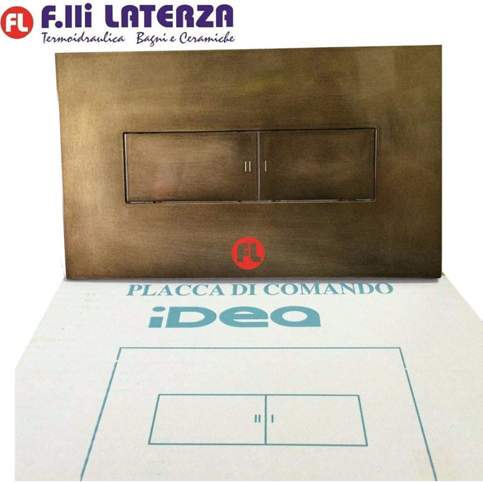 Placca comando idea bronzo antic o todini 20.15 br