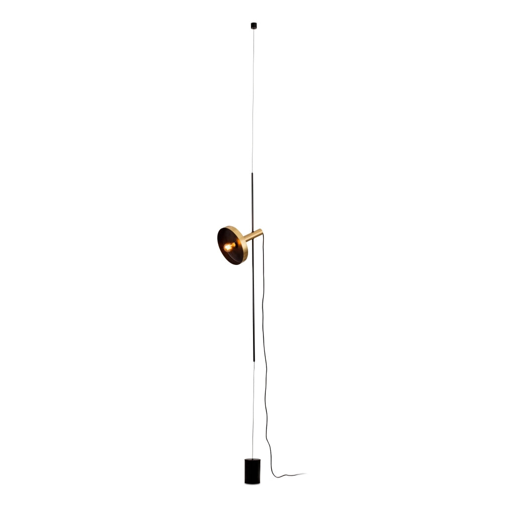 WHIZZ, Lampada da Terra con Peso, Faro Barcelona Colore: Oro