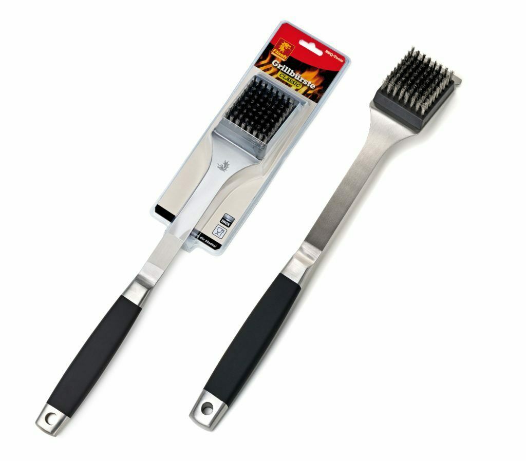 Spazzola Barbecue in Acciaio Inox per Griglia Griglie Hamburger Pulire BBq 43 cm