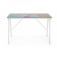 Scrivania Vetro Temperato Cameretta PC Ufficio Cartoon Young Bizzotto 113X58