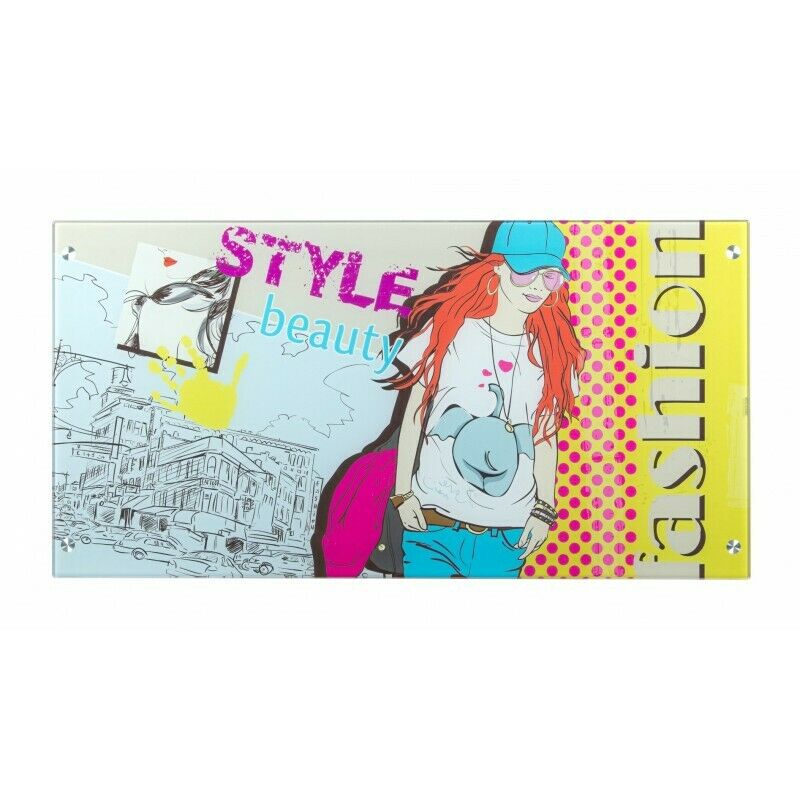 Scrivania Vetro Temperato Cameretta PC Ufficio Cartoon Young Bizzotto 113X58