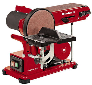 Levigatrice a Nastro da Banco con Disco Combinata Einhell TC-US 400 Inclinabile