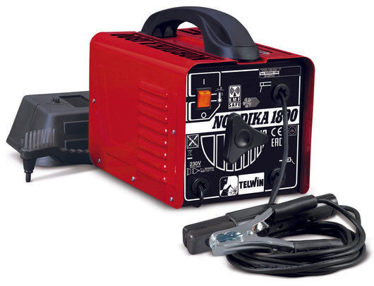 Saldatrice elettrodo MMA in corrente alternata Telwin Nordika 1800 + Maschera