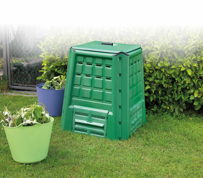 Compostiera da Giardino Composter Bio Compost Bidone Compostaggio 380LT Artplast