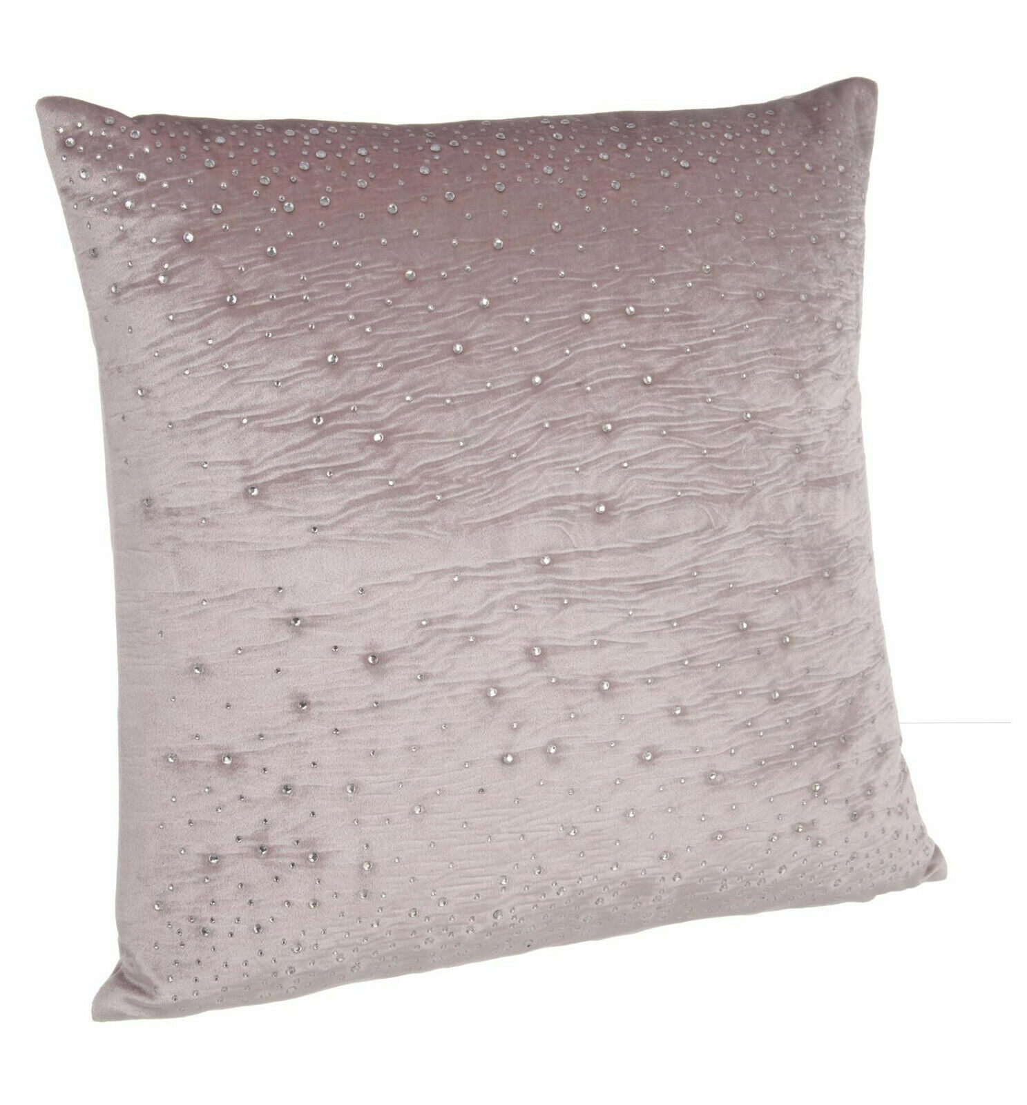 Cuscino decorativo con Strass per Divano Rosa Sfoderabile Casa Bizzotto 45x45