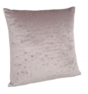 Cuscino decorativo con Strass per Divano Rosa Sfoderabile Casa Bizzotto 45x45