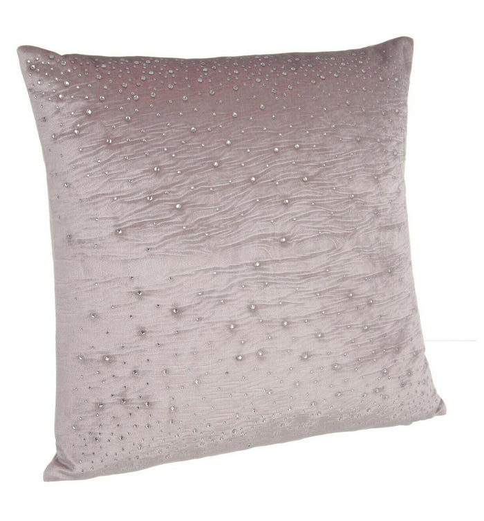 Cuscino decorativo con Strass per Divano Rosa Sfoderabile Casa Bizzotto 45x45