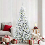 Albero di Natale Artificiale con Rami Pieghevoli Bianco 180 cm 3397489