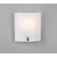 APPLIQUE ELISA E27 20XH22CM IN VETRO CON DECORO E