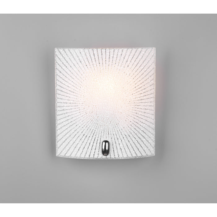 APPLIQUE ELISA E27 20XH22CM IN VETRO CON DECORO E