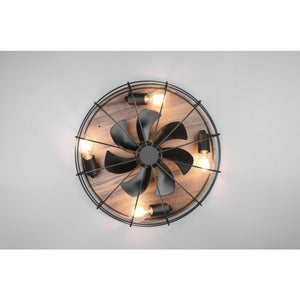 VENTILATORE PLAFONIERA TRONDHEIM E27X4 D.48XH17CM