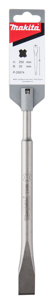 Makita P‑25074 – Scalpello largo SDS‑Plus 20 × 250 mm – Acciaio professionale