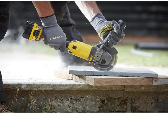 Stanley FatMax SFMCG400M2K – Smerigliatrice Angolare 18 V 125 mm 2 Batteria 4Ah