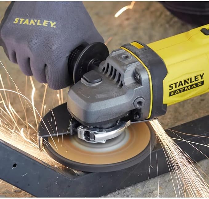 Stanley FatMax SFMCG400M2K – Smerigliatrice Angolare 18 V 125 mm 2 Batteria 4Ah