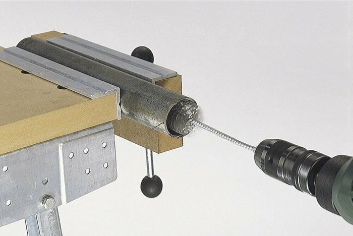 Set Spazzole Metalliche Trapano Disco Tazza Pennello Cilindro Wolfcraft 2133000