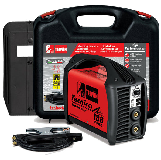 Saldatrice inverter elettrodo MMA TIG Telwin Tecnica 188 Mpge per Generatori