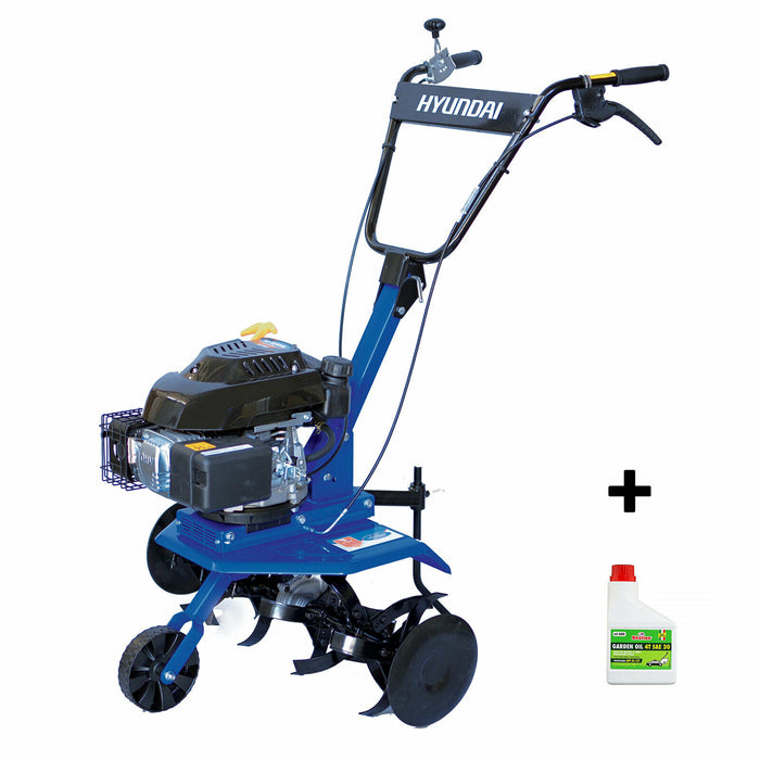 Motozappa a Scoppio Hyundai 35110 Motocoltivatore 110 cc Motore 4 Tempi Benzina
