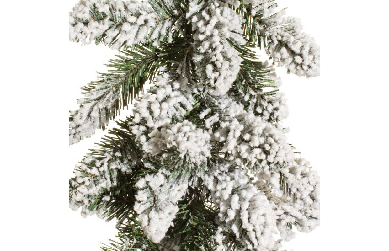 Festone Boa Innevato Ramo Natalizio Ghirlanda di Natale Decorazione Bizzotto